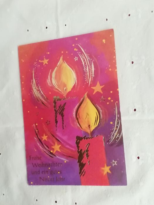 Postal de Natal, alemão