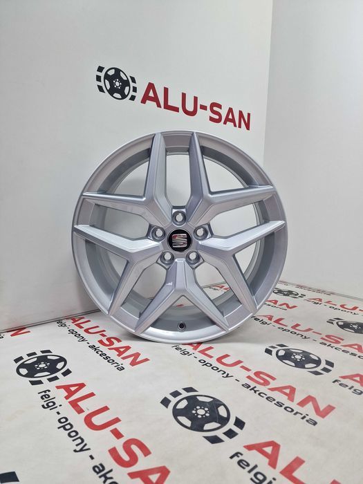 NOWE alufelgi SEAT 17" 5x100 Nowa Ibiza (KJ) Srebrny