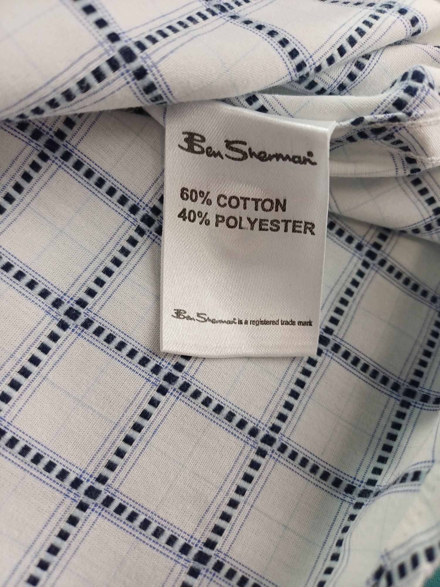 Koszula męska w kratkę Ben Sherman London rozmiar XL