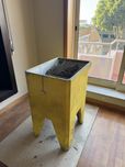 Tanque em cimento pintado