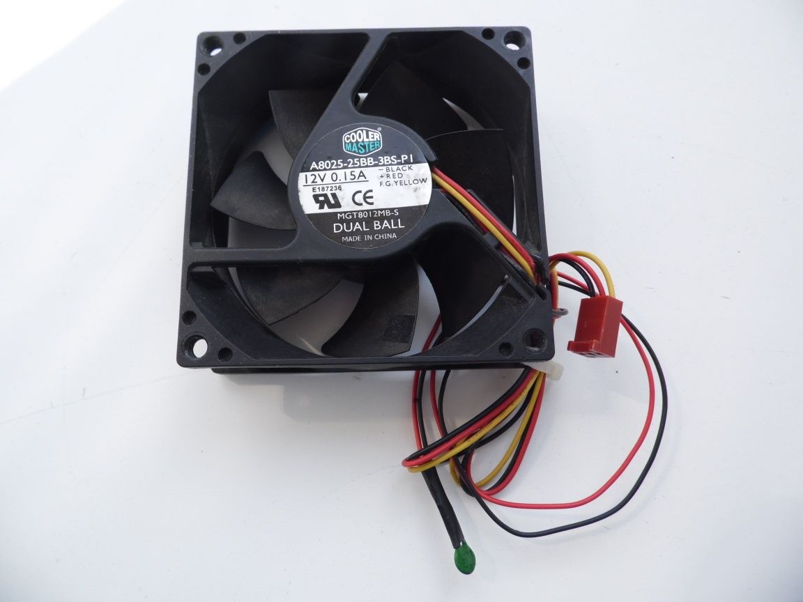 Вентилятор Cooler Master A8025-25AB-3BN-PI (MGT8012MC), 80x80x25