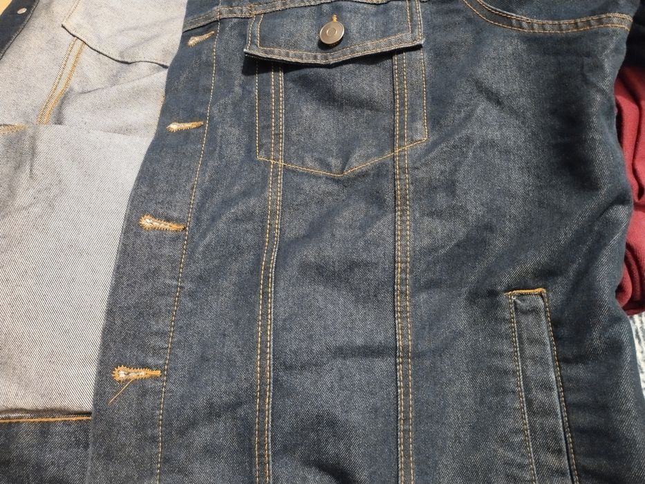 джинсовая куртка обхват груди 140 см