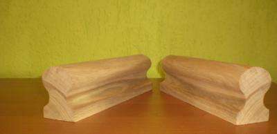 Poręcz drewniana okrągła dąb buk sosna jesion pochwyt