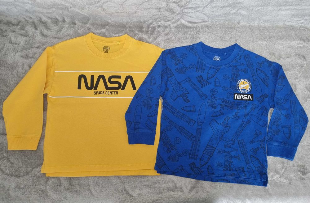 Koszulki z długim rękawem cool club smyk 104 Nasa