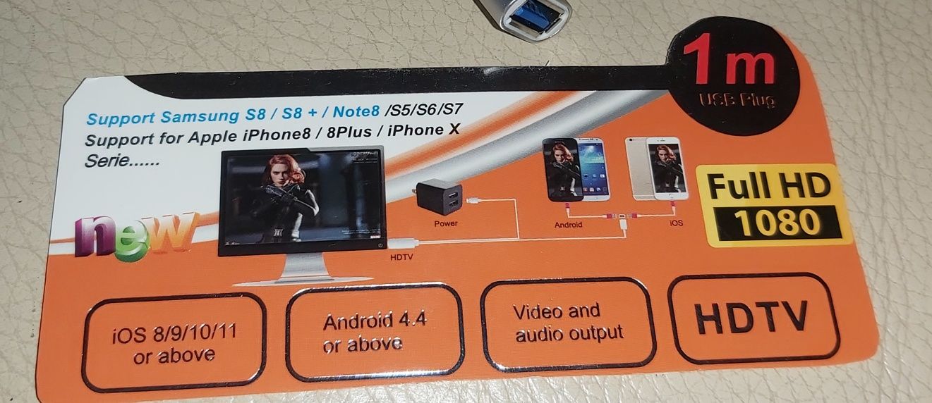 Adaptador LinQ para ligar Smartphone à TV