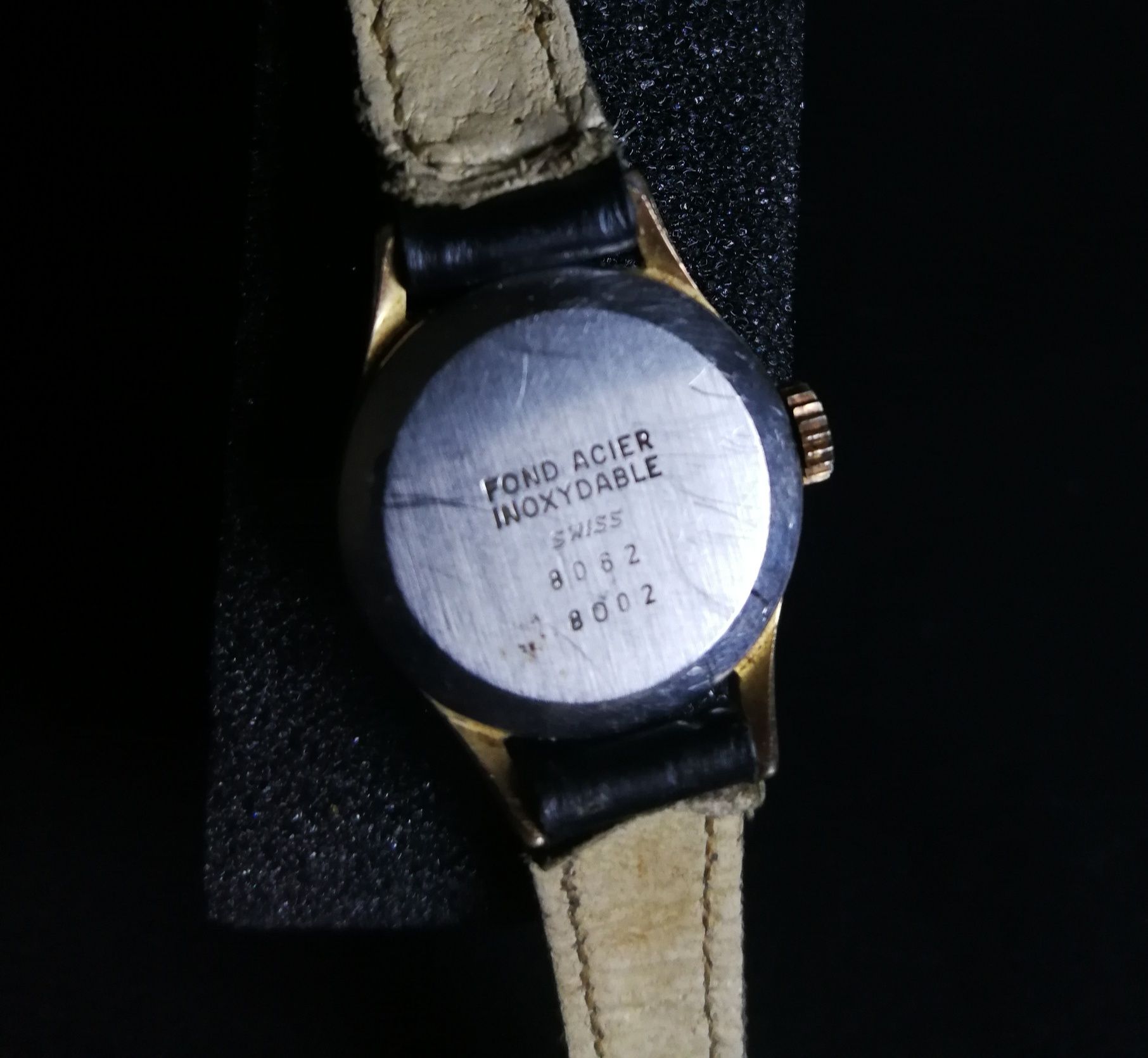 Relógio de pulso mecânico vintage Packard 17 Rubis