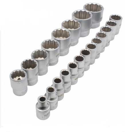 CONJUNTO DE CHAVES ESTRIADAS  1/2" - 21 PCS - REF:  S-SHS21