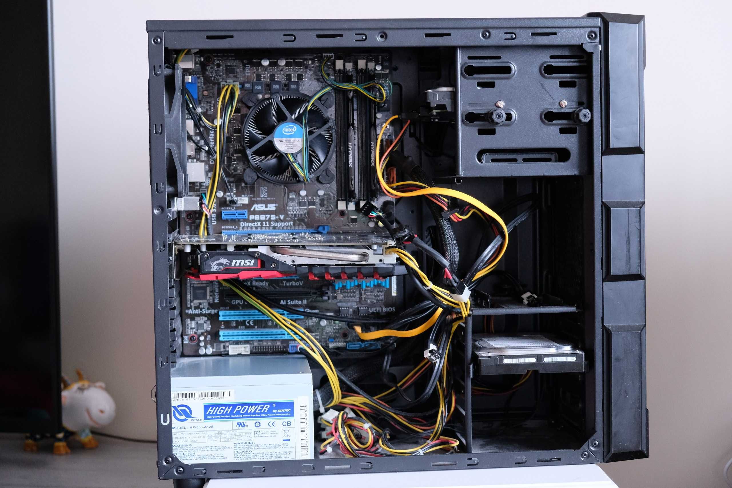 Ігровий ПК Intel Core i5-3450, GTX 1050, 16Gb, 2TB, 550W