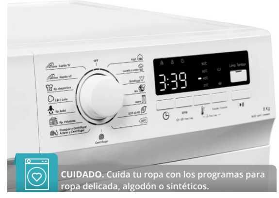 Lavadora de roupa KUBO KBWM8994 (8 kg), Branca