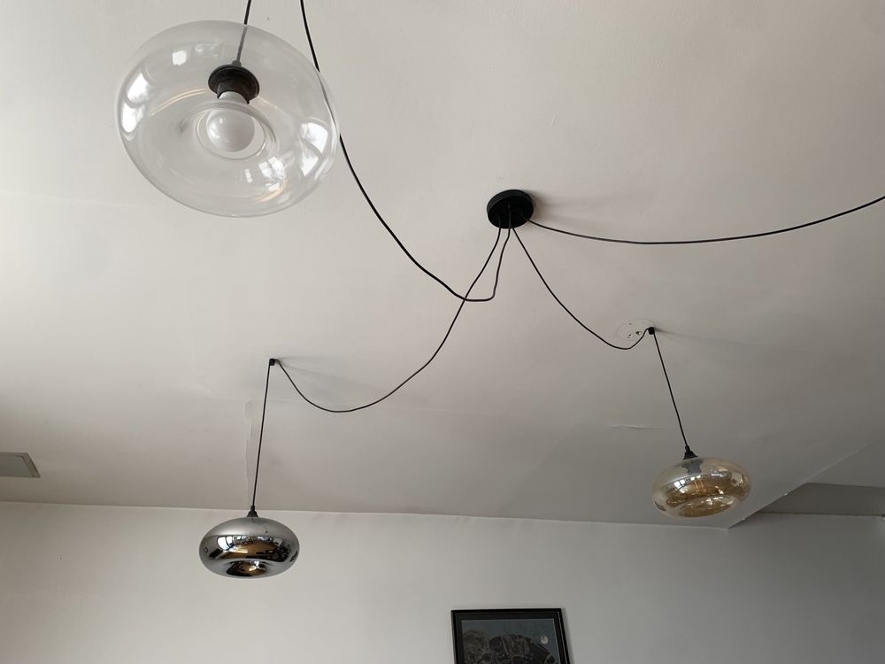 Lampa sufitowa Spider Madryt 4 Mix kolorów LOFT