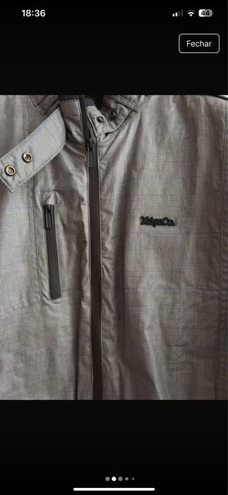 Casaco material impermiav NOVO