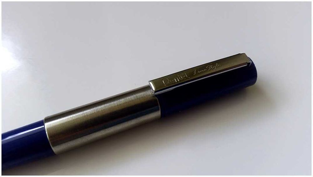 Oryginalny Granatowy Długopis 1MM PENTEL BK708 + Wkład BKL70 LineStyle
