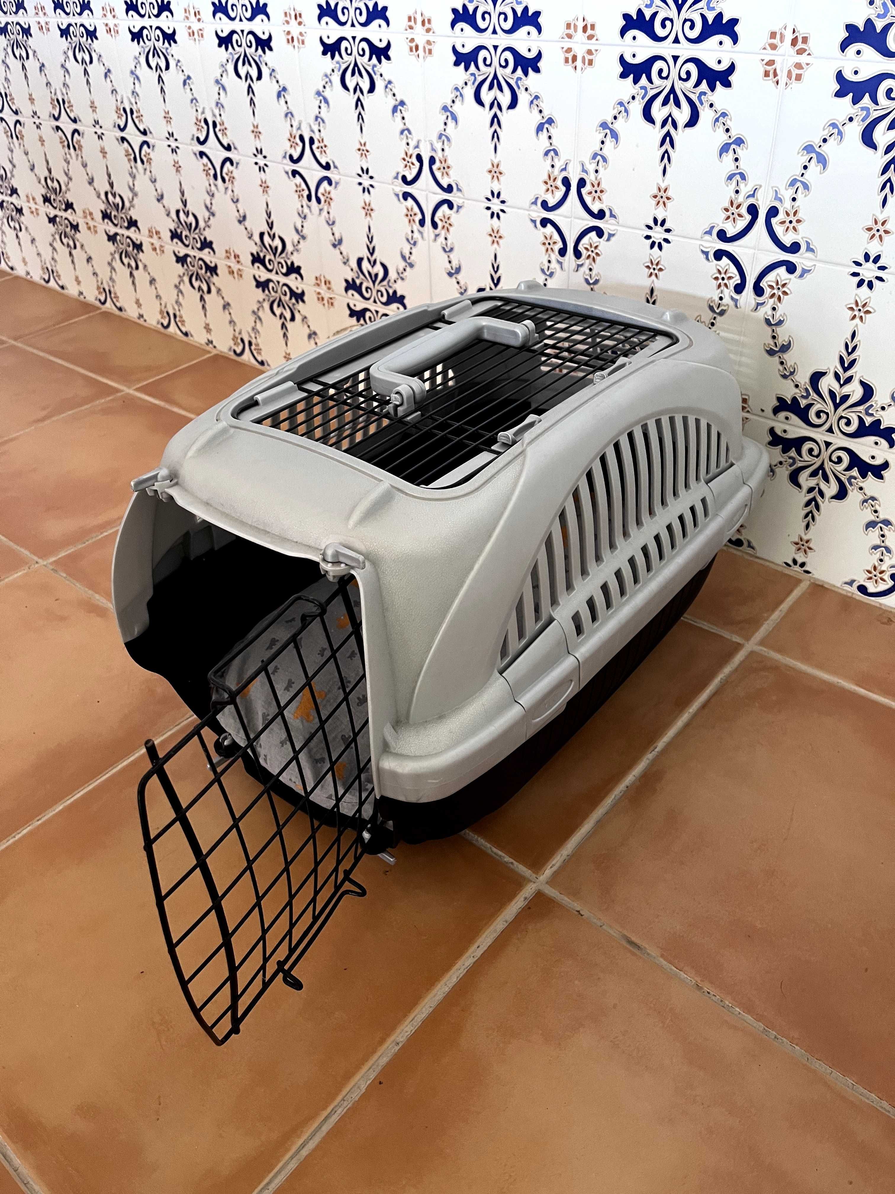 Caixa de Transporte Confortável para Gato ou Cão de Pequeno Porte