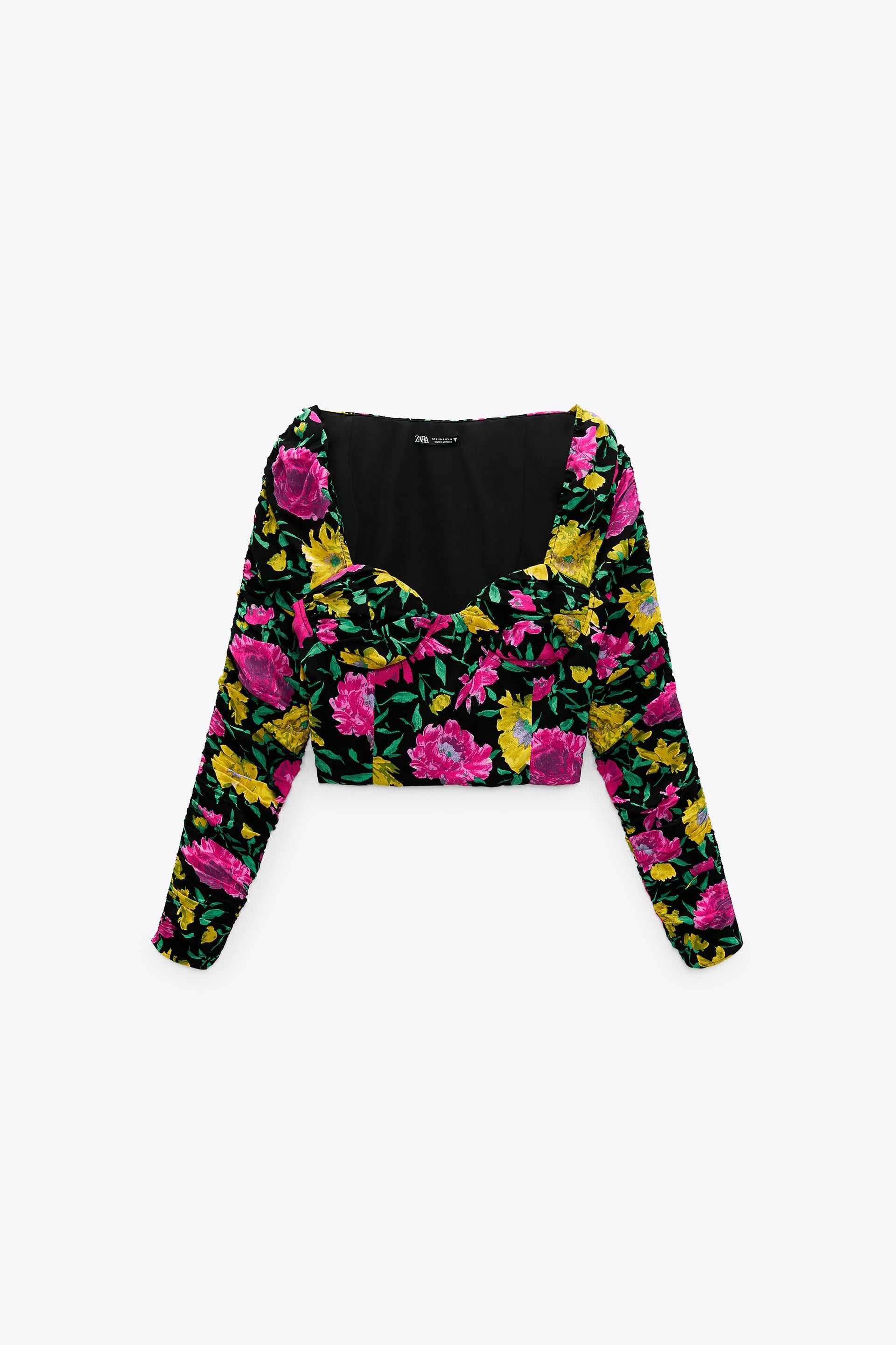 Укороченная блуза/топ Zara XS