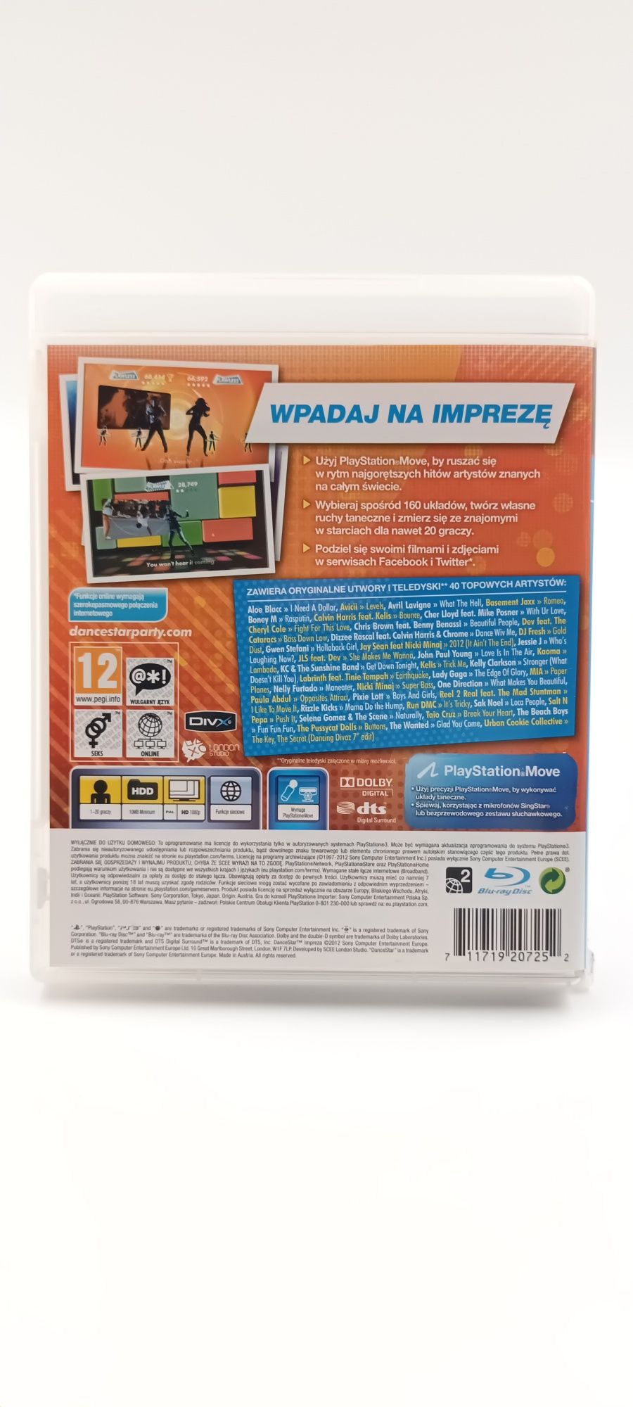 DanceStar Impreza PS3