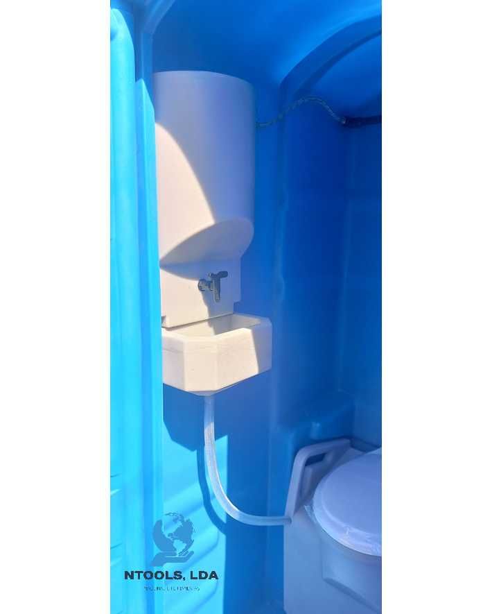 WC Portátil Casa de Banho Móvel Lava-Mãos Ligação Ao Esgoto