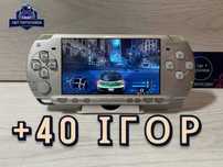 Sony PSP Slim Silver 32GB+40 Ігор встановлено PlayStation Portable