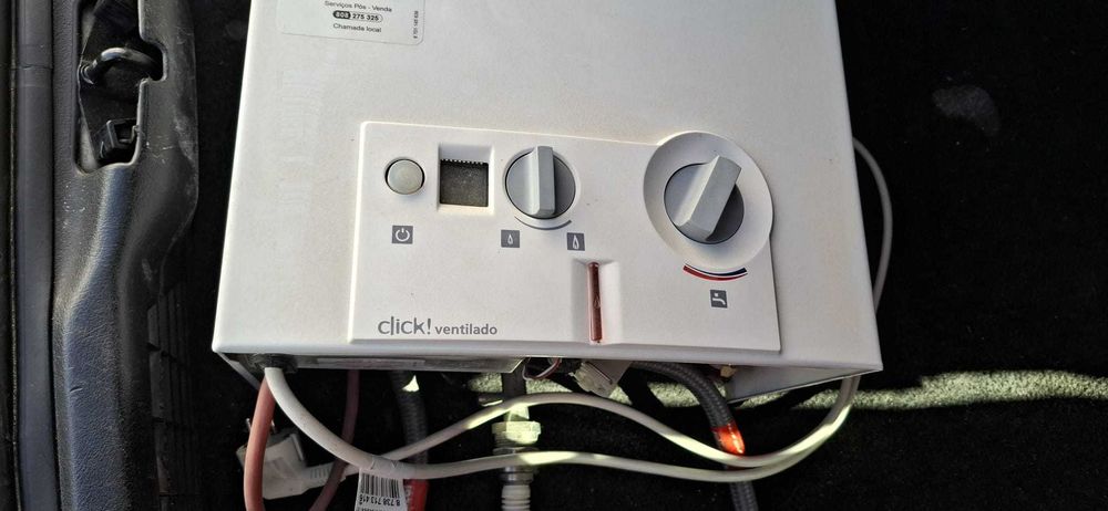 Esquentador a Gás Natural Vulcano Click! Ventilado WRD11 Fernão Ferro