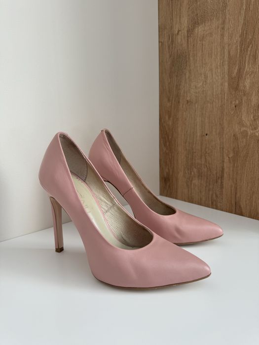 Туфлі човники пудрові