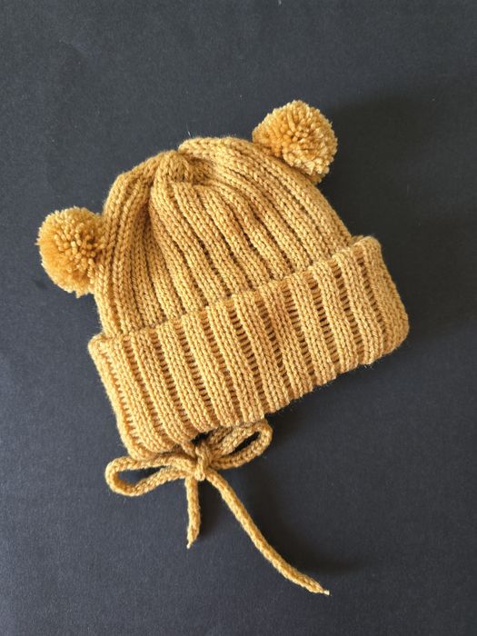 Czapka + szalik dla noworodka r.56