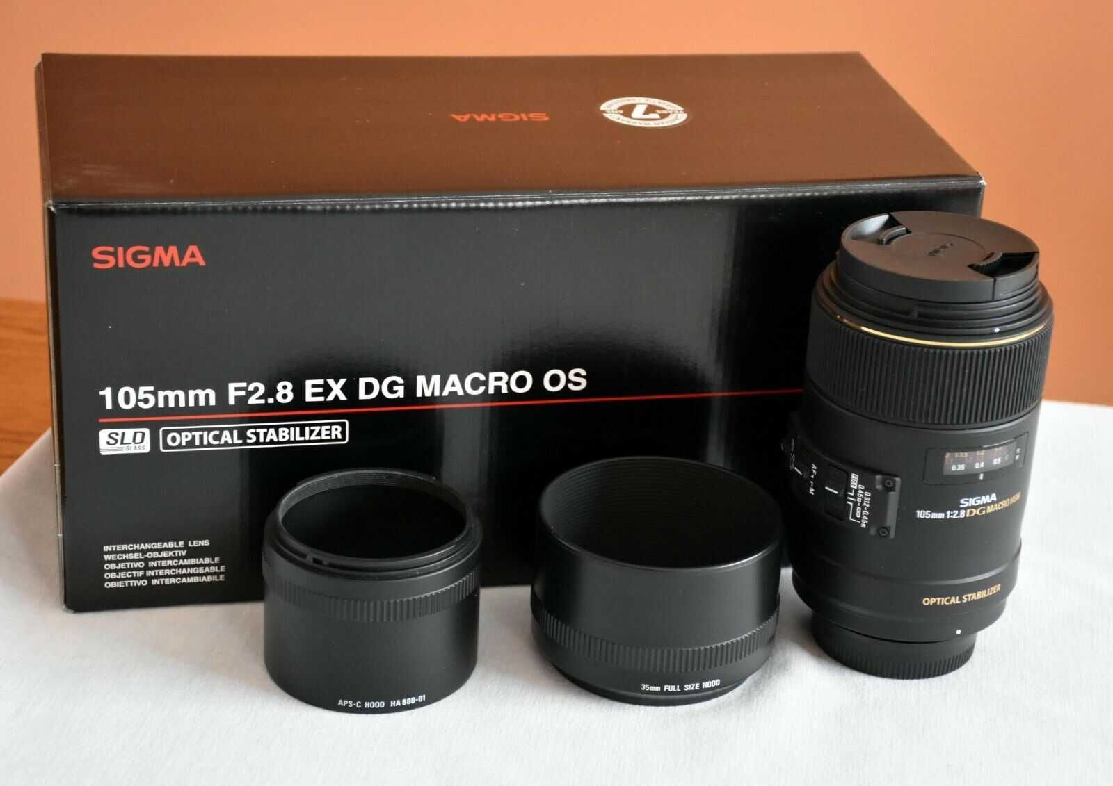 Obiektyw Sigma AF 105 mm f2.8 MACRO EX DG OS HSM Canon