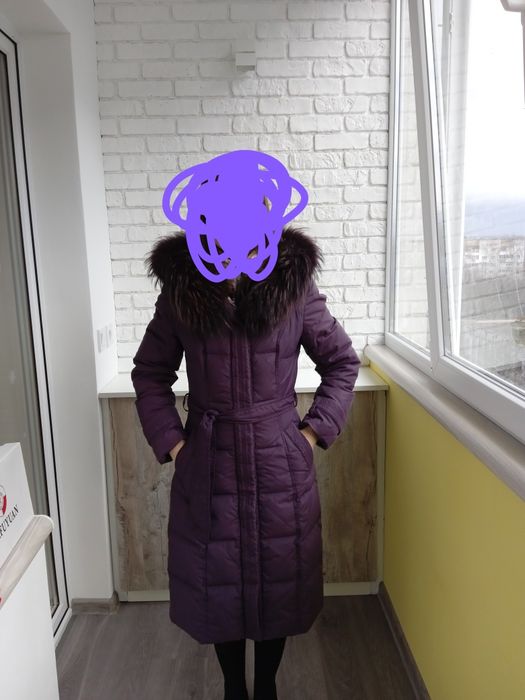 Зимовий пуховик пальто куртка