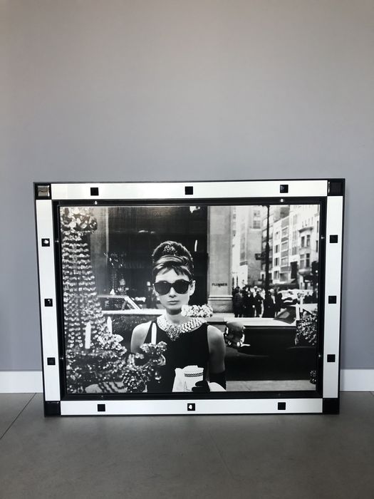 Przepiękny obraz Audrey Hepburn Art Design and Frame certyfikat unikat