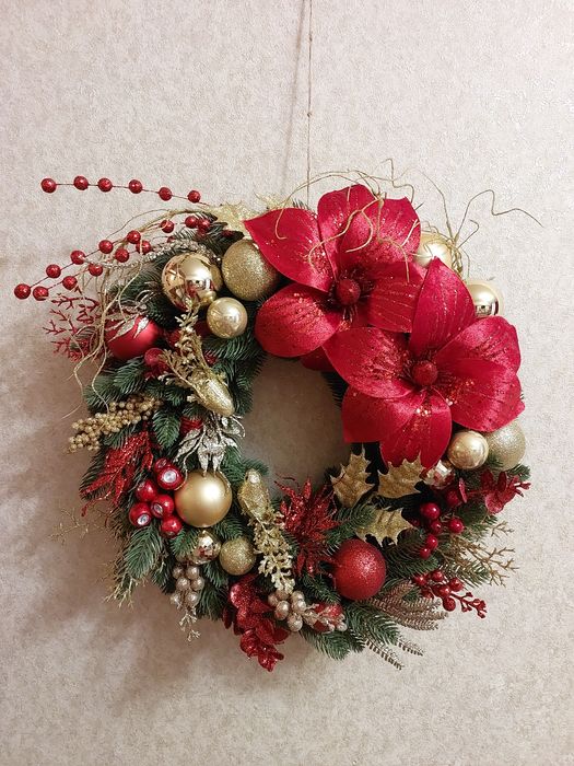 Різдвяний вінок на двері
