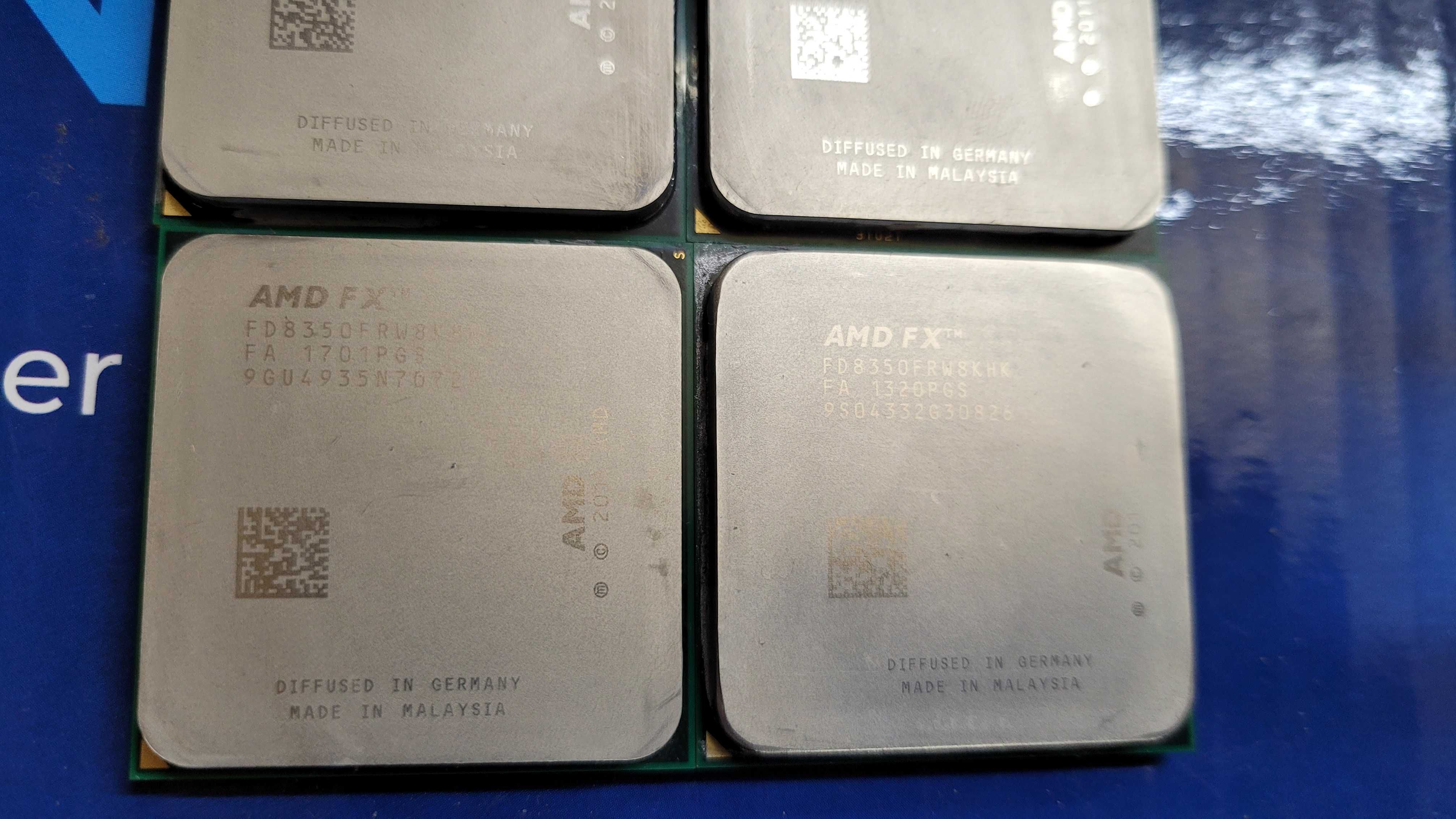 TOP AM3+ 8 ядер AMD  FX-8150 3.6GHz / FX-8320E 3.2 - 4.0GHz (95w TDP)