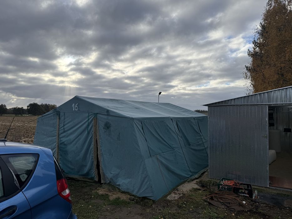 Sprzedam namiot magazynowy handlowy 6x7,5