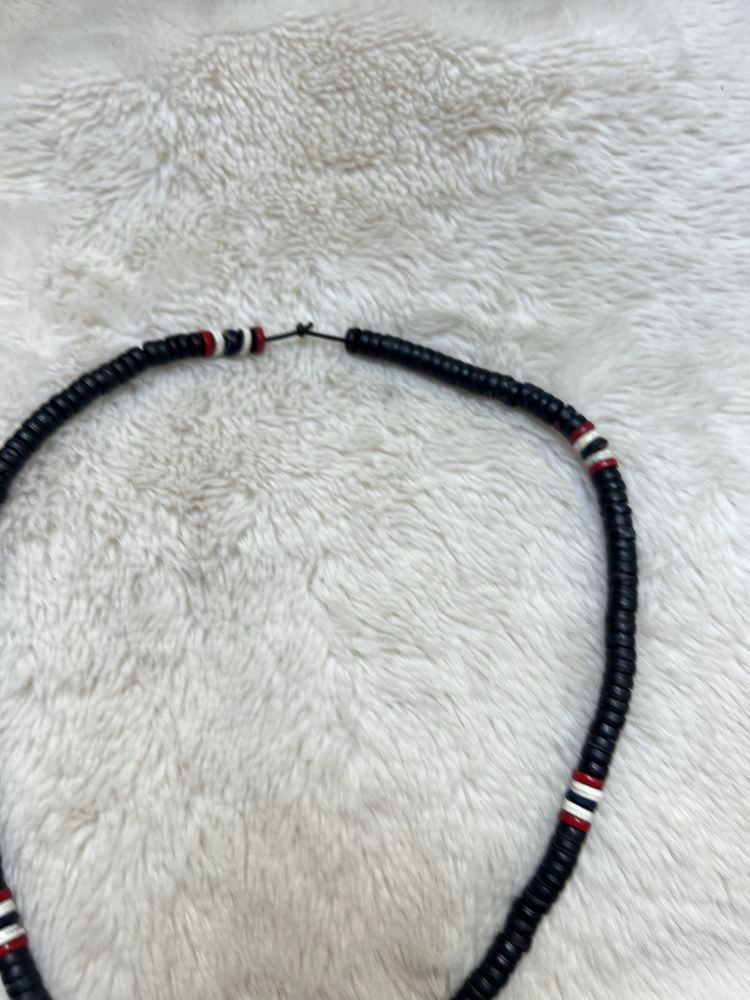 Naszyjnik surfer drewniany egzotyczny męski drewno handmade etno 20