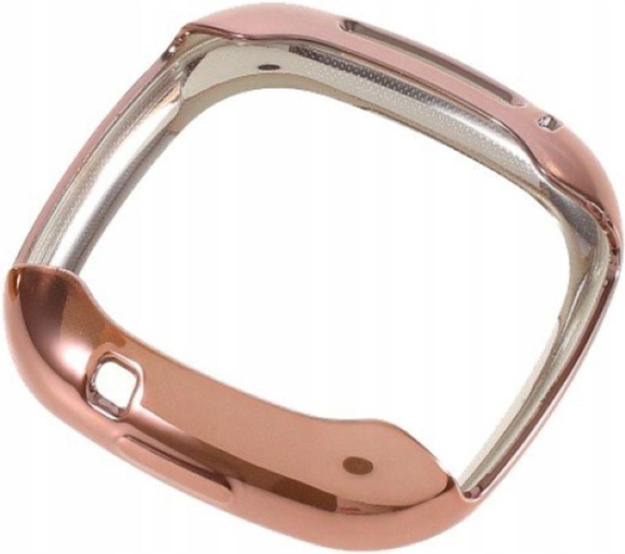 Etui Fitbit Sense / Versa 3 Elastyczne Złote Case Obudowa Nakładka