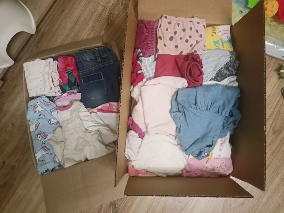 Ubrania dla dziewczynki 56-68 paka paczka ubrań