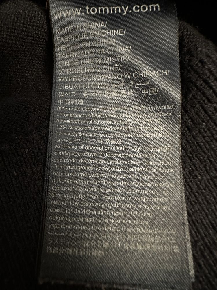 Męski sweter w serek Tommy Hilfiger, rozmiar L