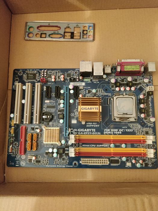 Płyta główna GIGABYTE GA-EP31-DS3L + XEON E5430 LGA775/771 DDR2