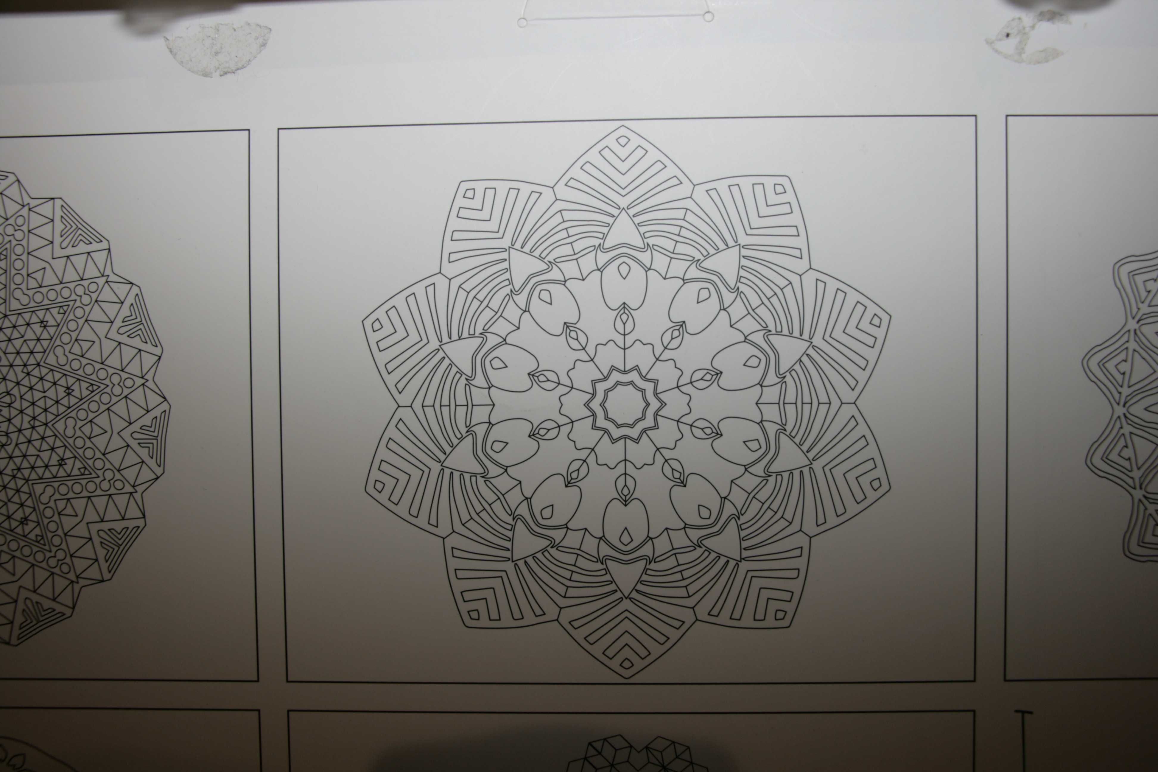 Folhas com Mandalas para Colorir da Tiger