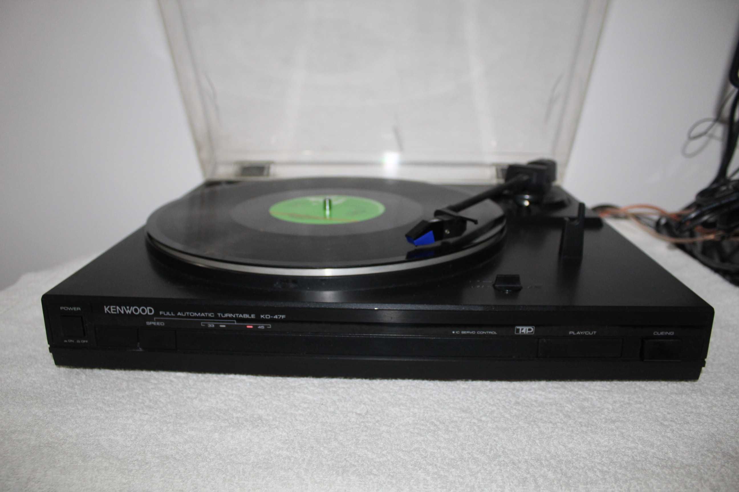 KENWOOD KD-47F Gramofon na płyty winyle nowa igła Japan Wysyłka