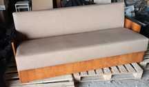 Tapczan leżanka sofa łózko PRL lata 70 stare odnowione