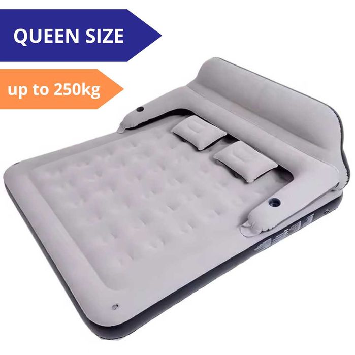 Materac dmuchany typu queen-size z oparciem