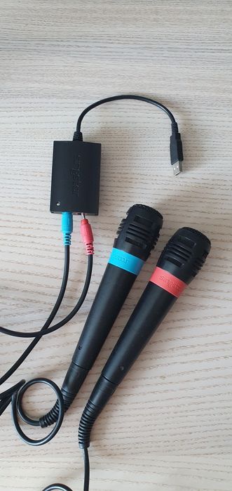 Mikrofony singstar z adapterem USB