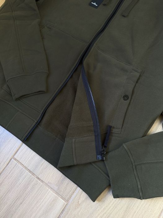 Худі Stone Island Felpa Zip Hoodie оригінал стон айленд authentic
