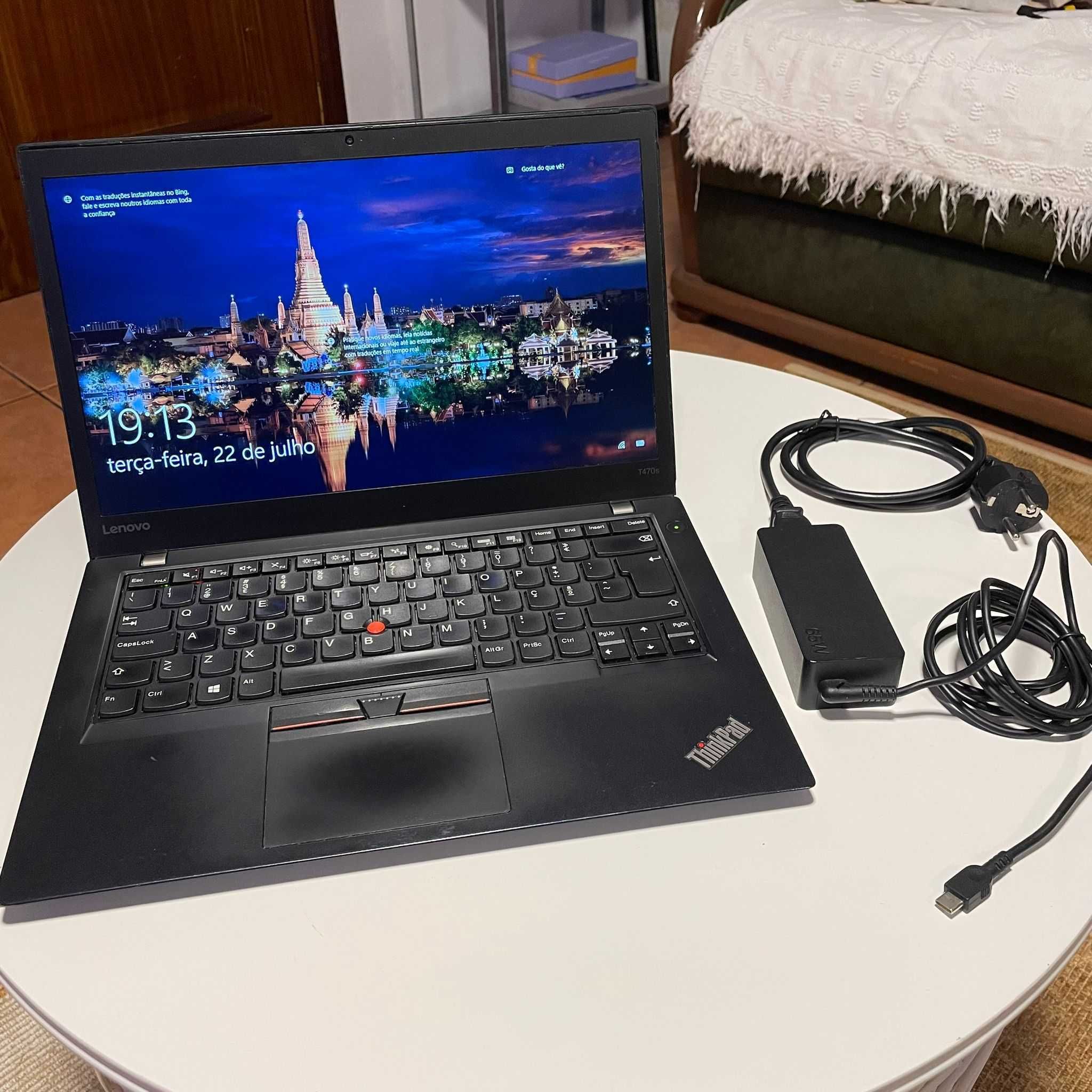 Lenovo Thinkpad T470s - i7-7600U 2.80GHz - 24GB RAM