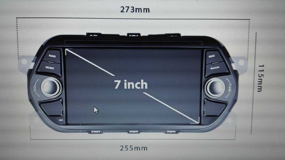 radio GPS nawigacja 7 cali kolor 3D android KAMERA wifi FIAT TIPO