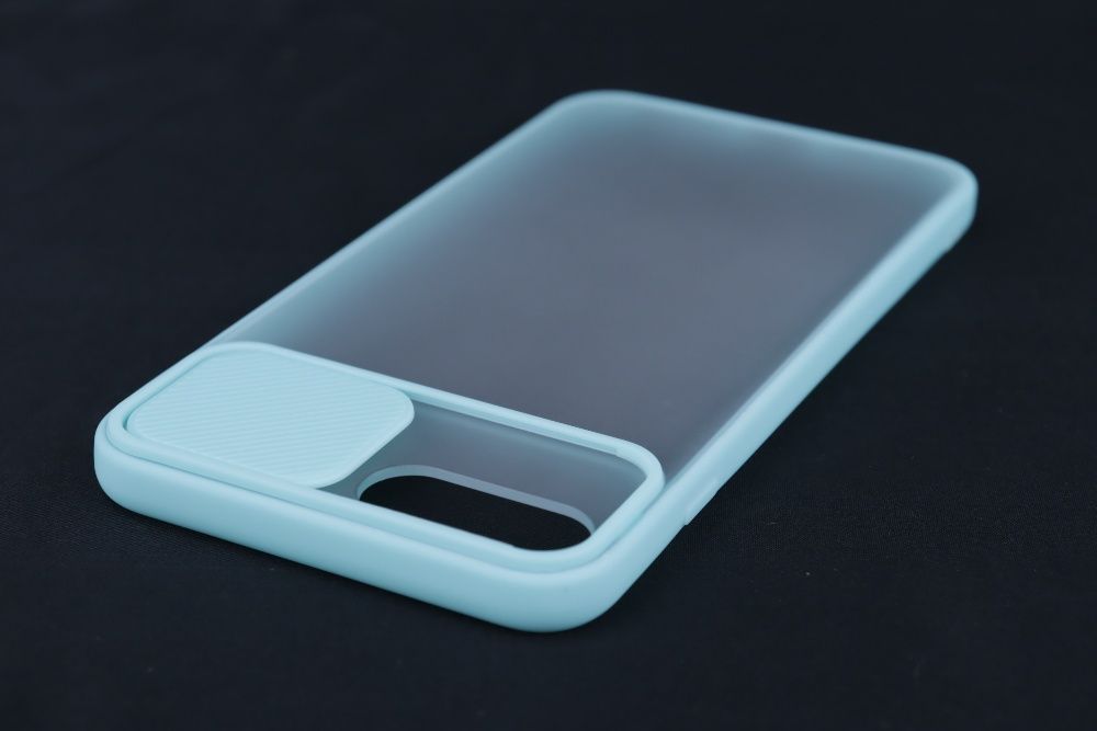 Capa iPhone 7 / 8 Plus Rígida Bumper Proteção Câmara Azul *P. GRÁTIS!