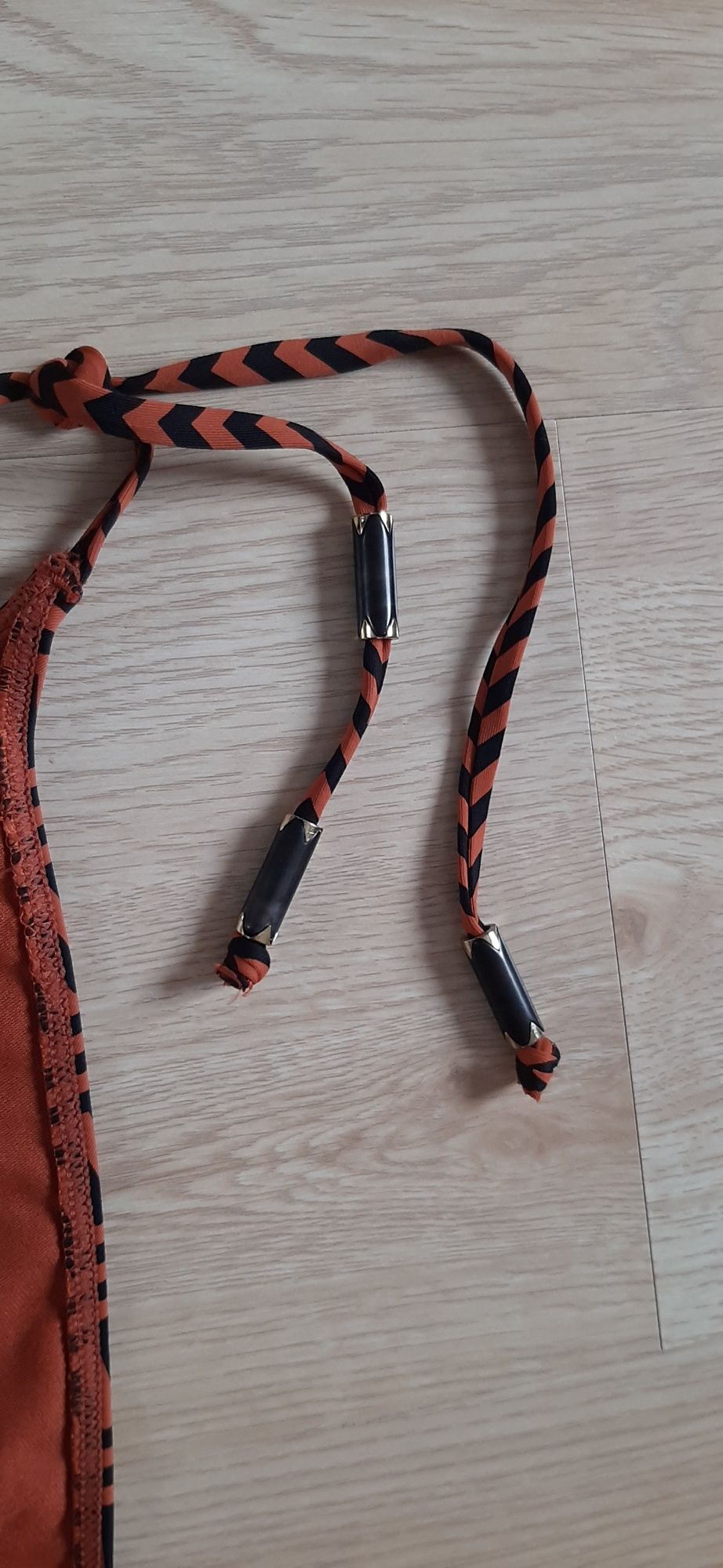 Brązowy strój kąpielowy bikini H&M, r.38  NOWY