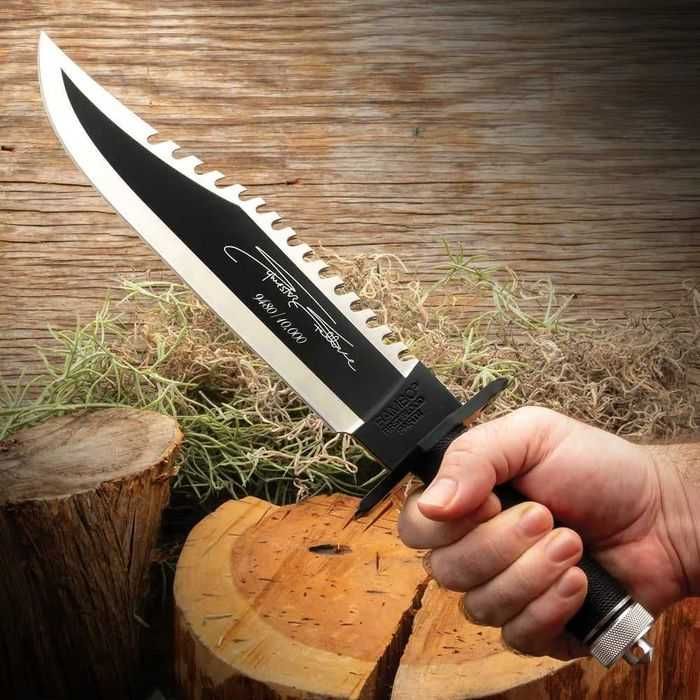 Nóż Taktyczny SURVIVALOWY RAMBO II Signature Edition