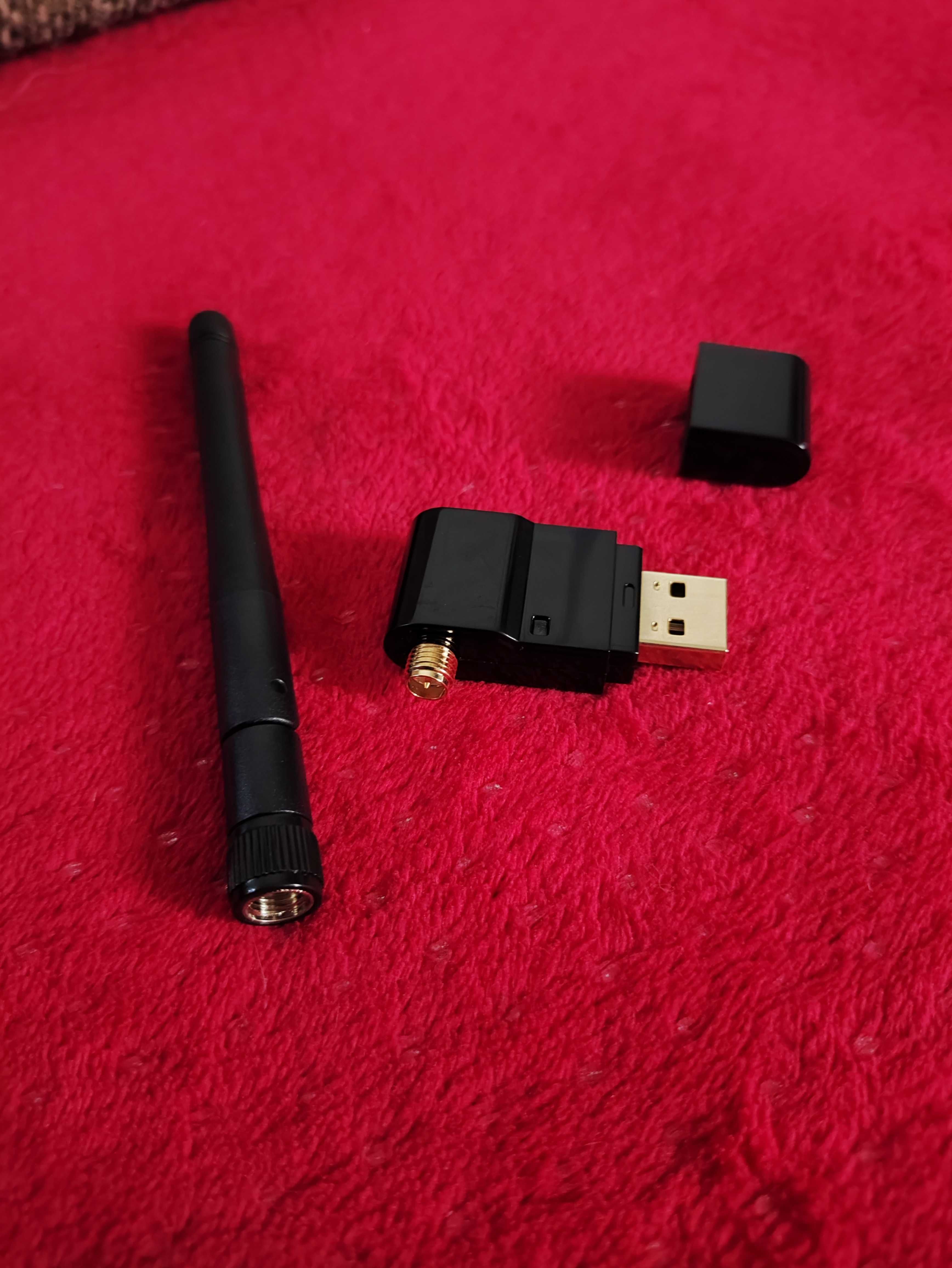 Zewnętrzna karta sieciowa CSL LAN 300 Mbit WLAN WiFi USB adapter