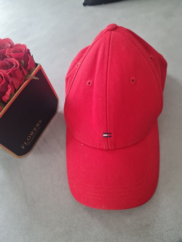 Czapka z Daszkiem Tommy Hilfiger Czerwona