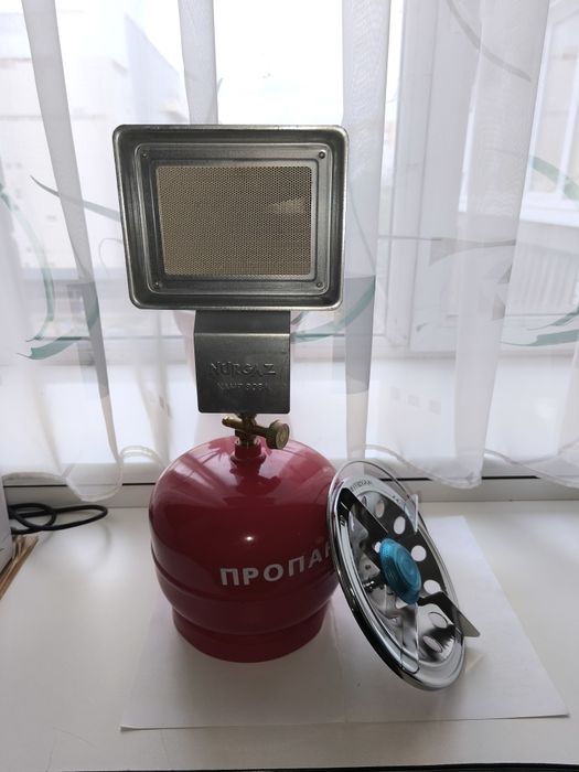 Газовий балон  INTERTOOL GS-0005+ обігрівач Nurgaz NG 309