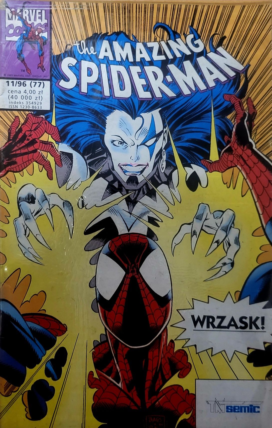 Komiks The Amazing Spider-Man 11/96 BDB